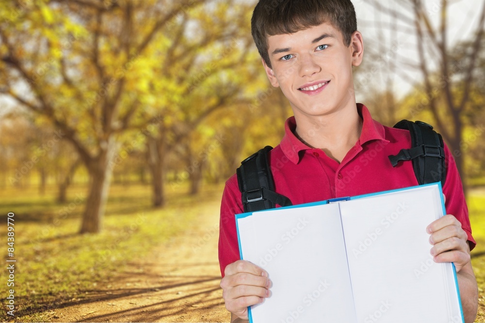 Student, Book, Male.