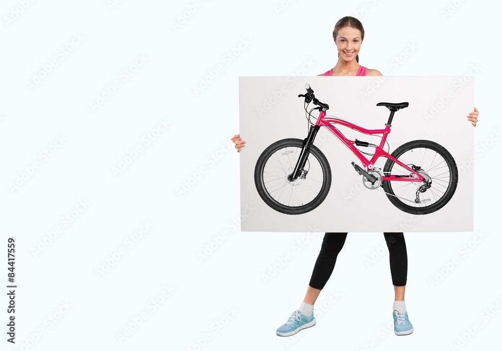 Bicycle, Mountain Bike, Isolated.