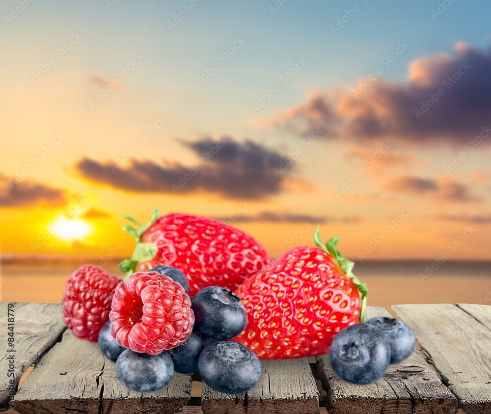 Berry Fruit, Fruit, Isolated.