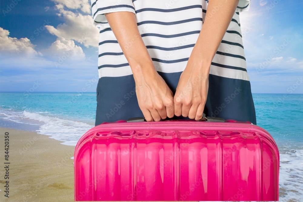 Woman, travel, airport.