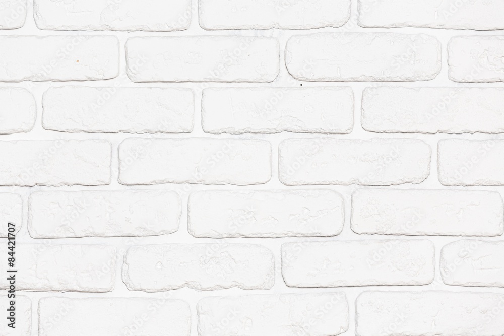 Wall, brick, white.