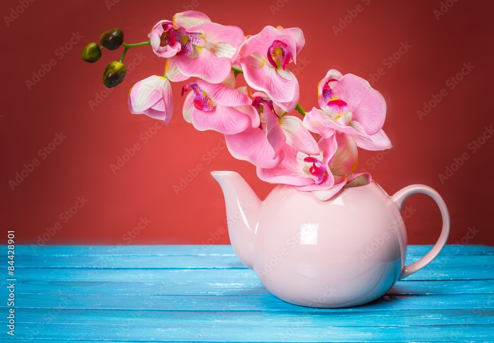 Flower, card, tabletop.