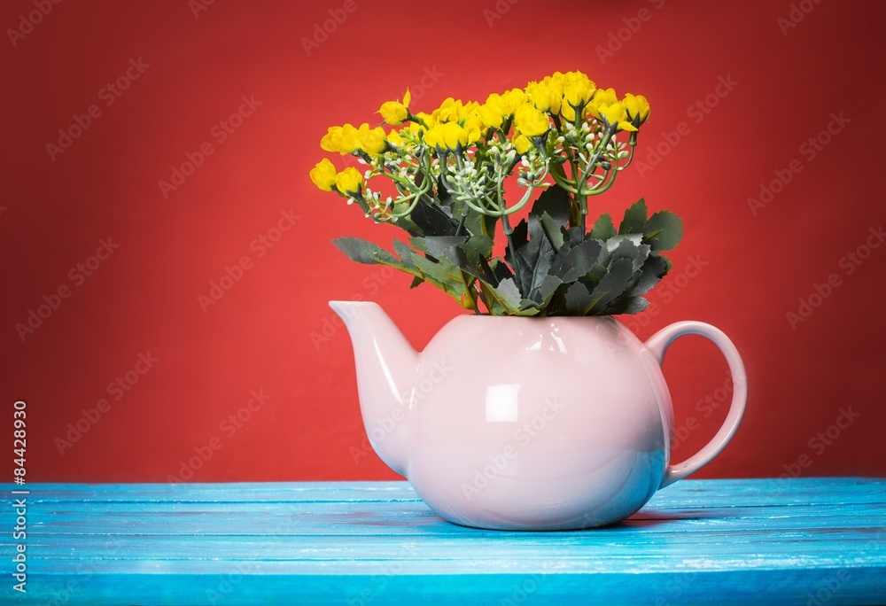 Flower, card, tabletop.