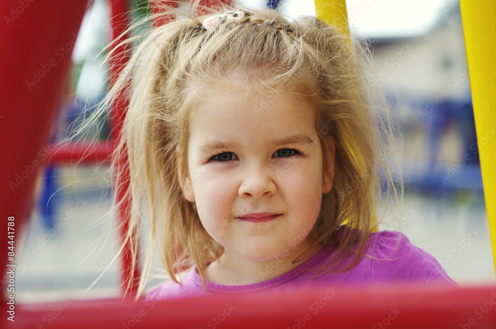  girl on the playground