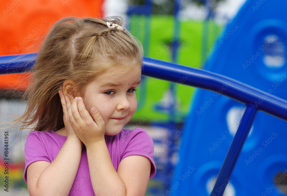  girl on the playground