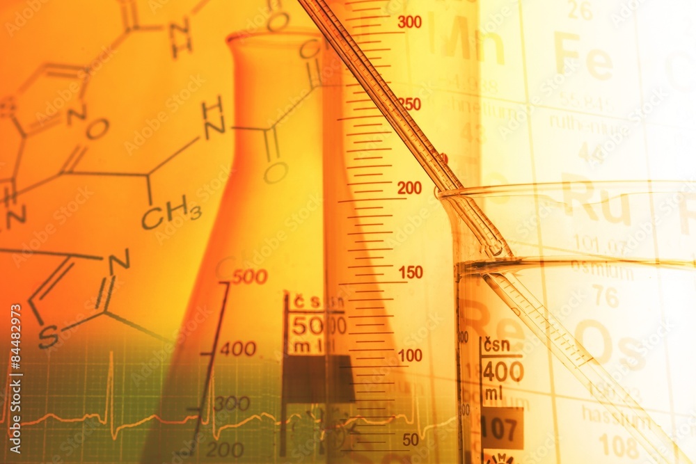分析，烧杯，生物化学家。
