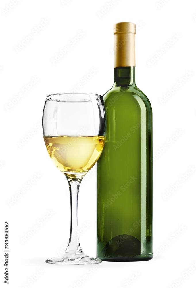 Wine, Bottle, White Wine.