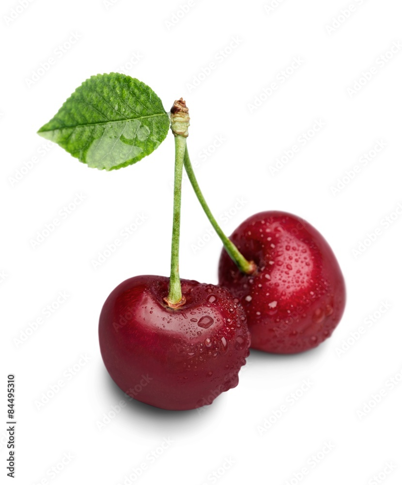 Cherry, Isolated, Fruit.