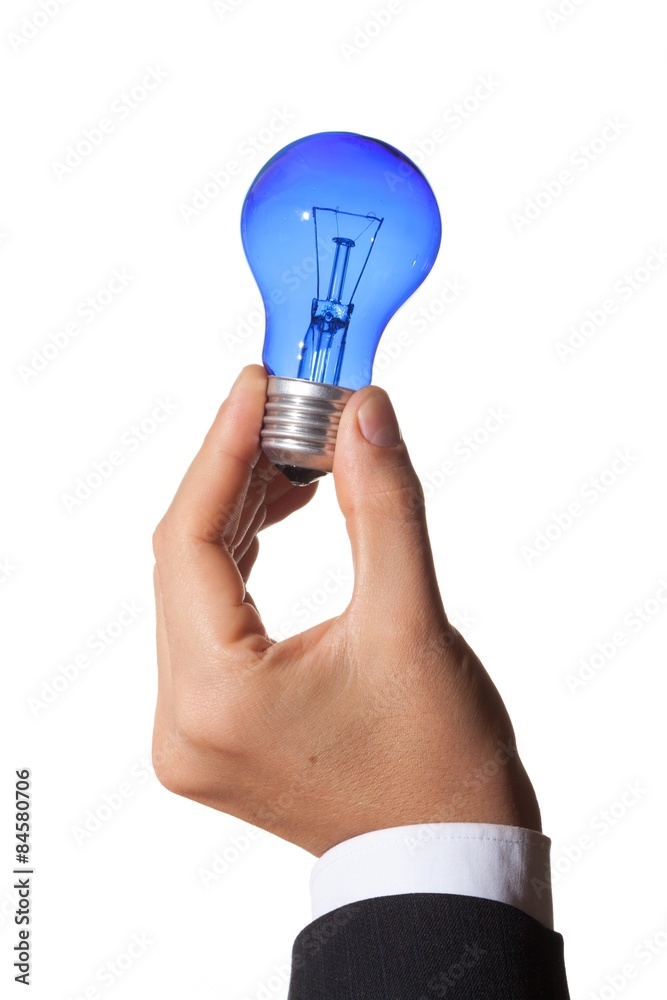 Light Bulb, Solution, Human Hand.