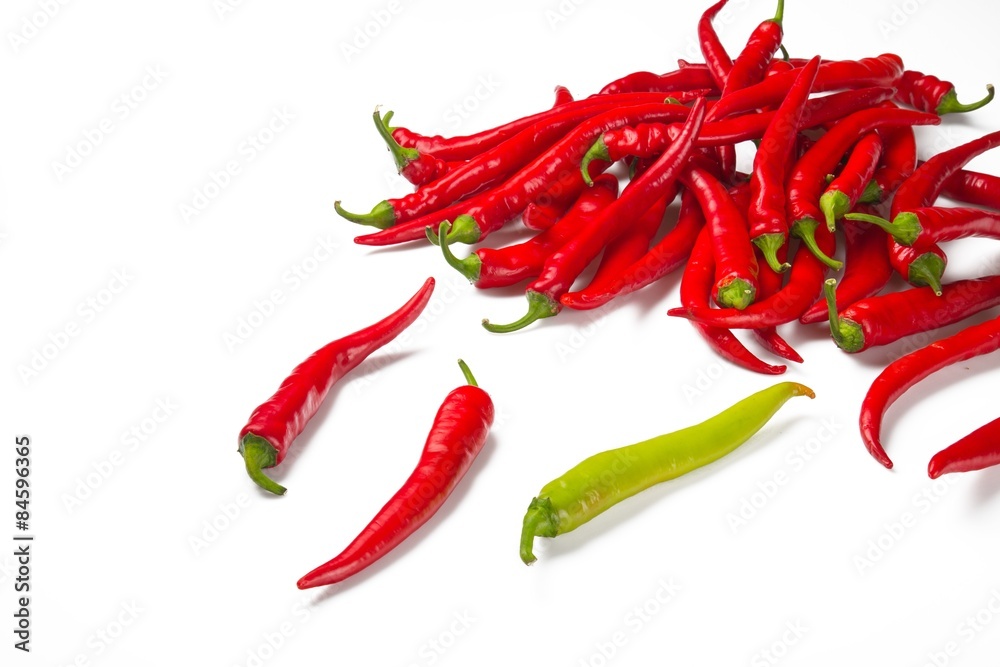 Standing Out From The Crowd, Chili Pepper, Green Chili Pepper.