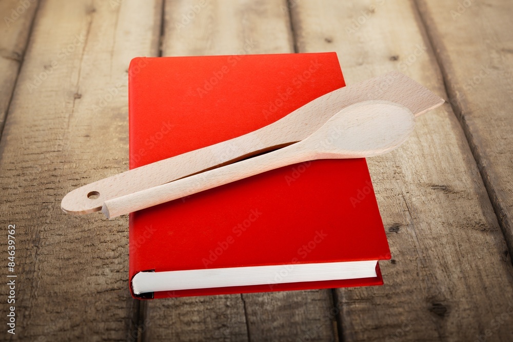 Cookbook, Book, Salad Server.