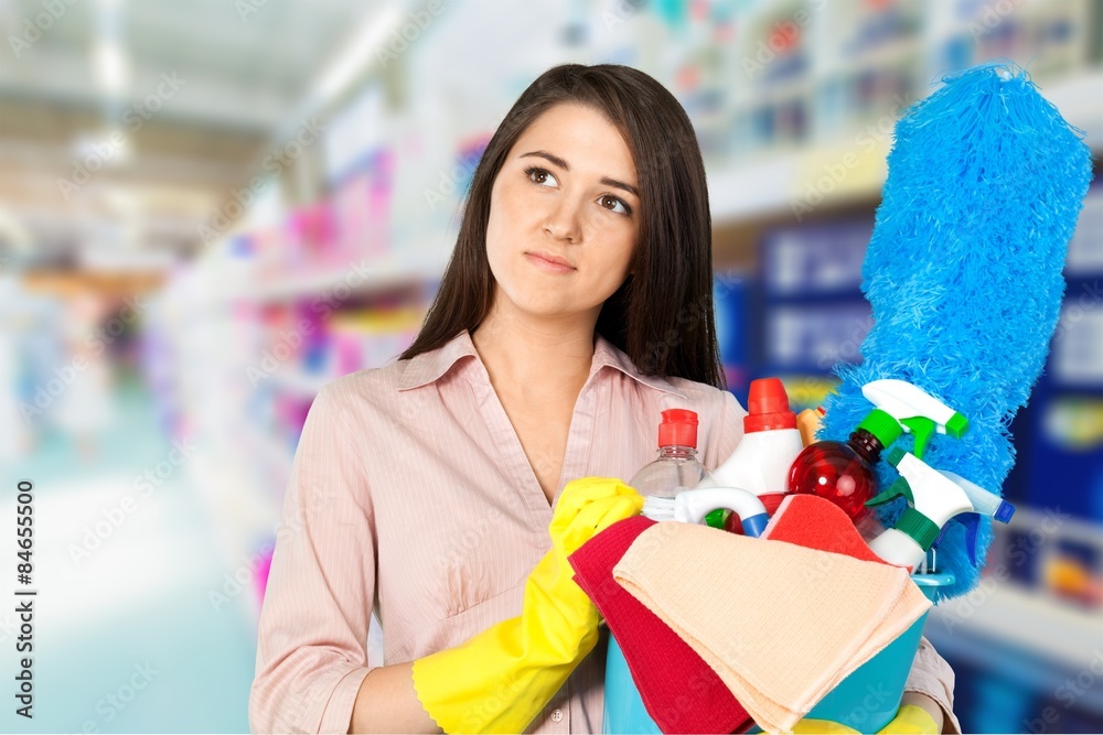 Cleaning, Women, Stereotypical Housewife.