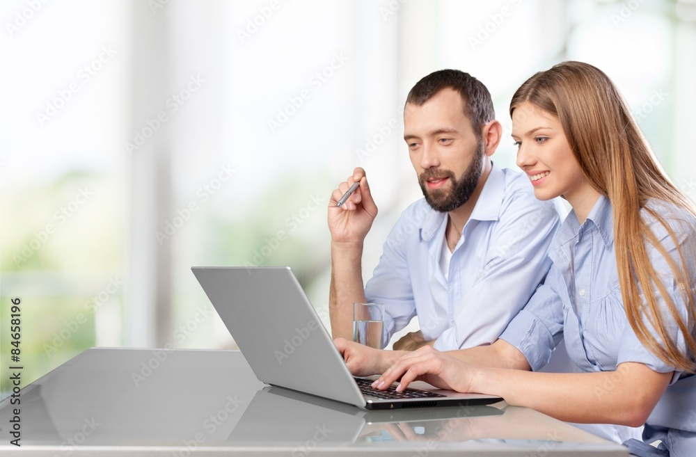 Kitchen, laptop, two.