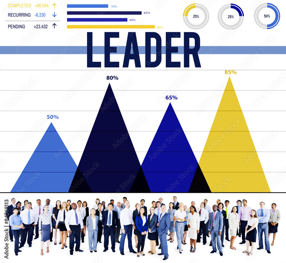 Leader Leadership Authority Chief Coach Concept