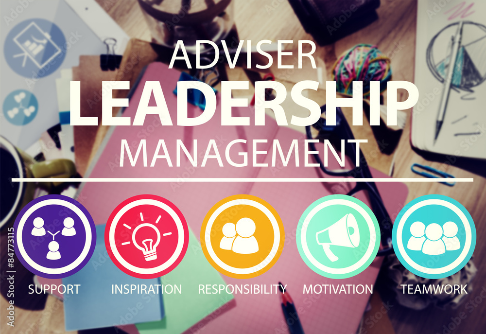 Adviser Leadership Management Director Responsibility Concept