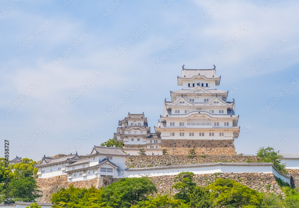 Himeji Castle , A hilltop Japanese castle complex located in Himeji, Hyogo Prefecture