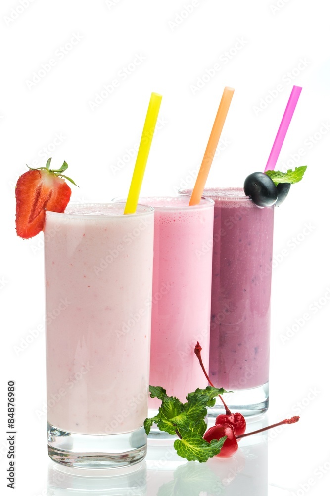 Smoothie, Milk Shake, Fruit.