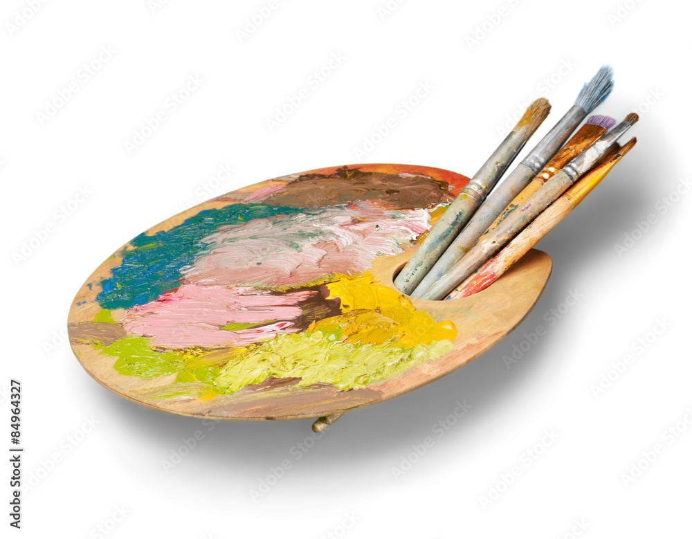 Art, Palette, Paintbrush.