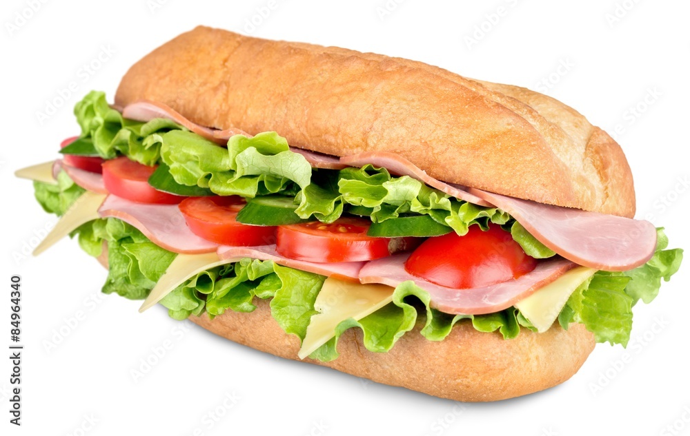 Sandwich, bread, sub.