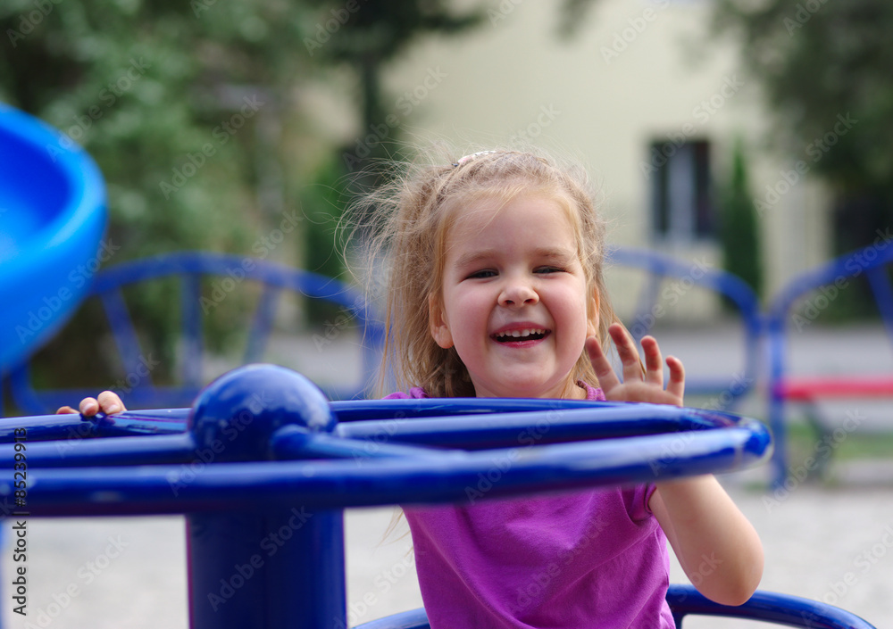  girl on the playground