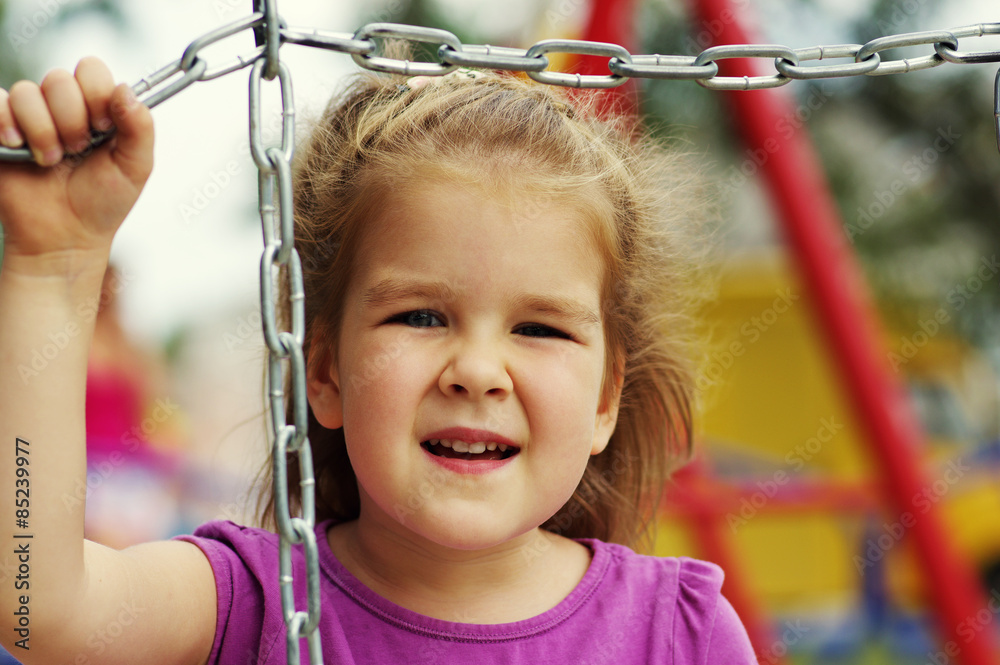  girl on the playground