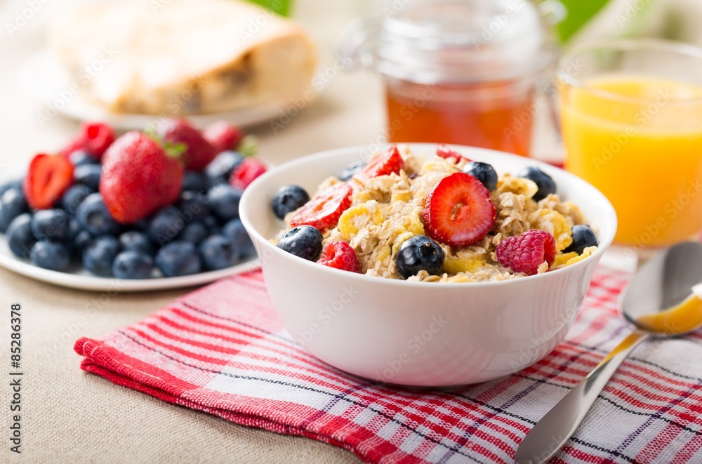 Oatmeal, oat, breakfast.