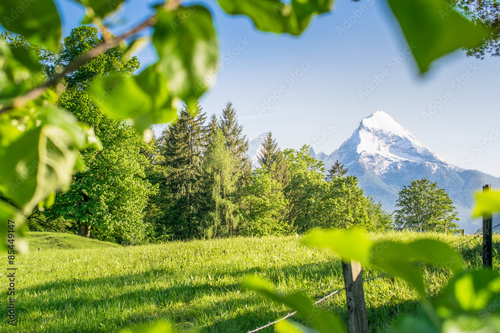 Berchtesgaden Blick auf Watzmann