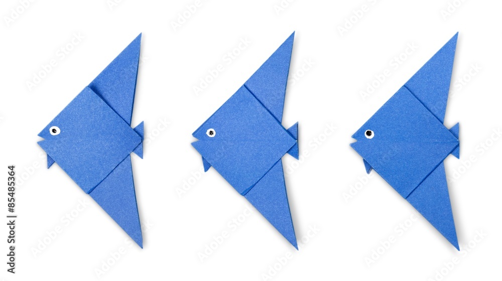 Origami, fish, thailand.