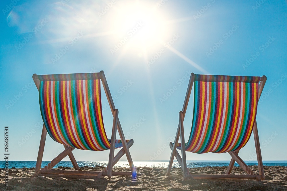 Abstract, armchair, beach.