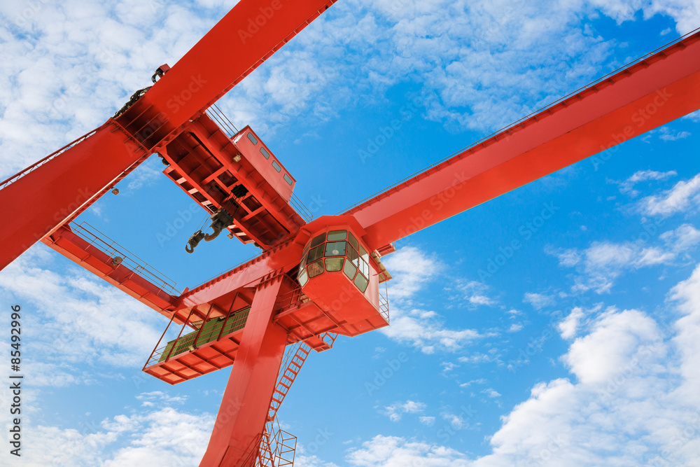 Harbour bridge crane background