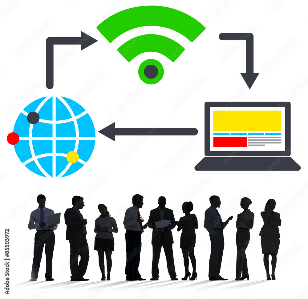 Social Network Technology Internet Connection Concept