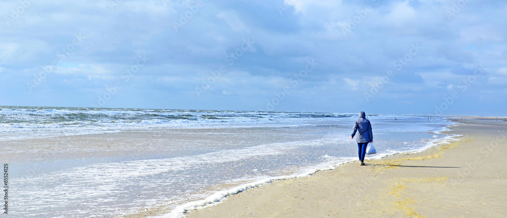 Spaziergang und Erholung am Meer