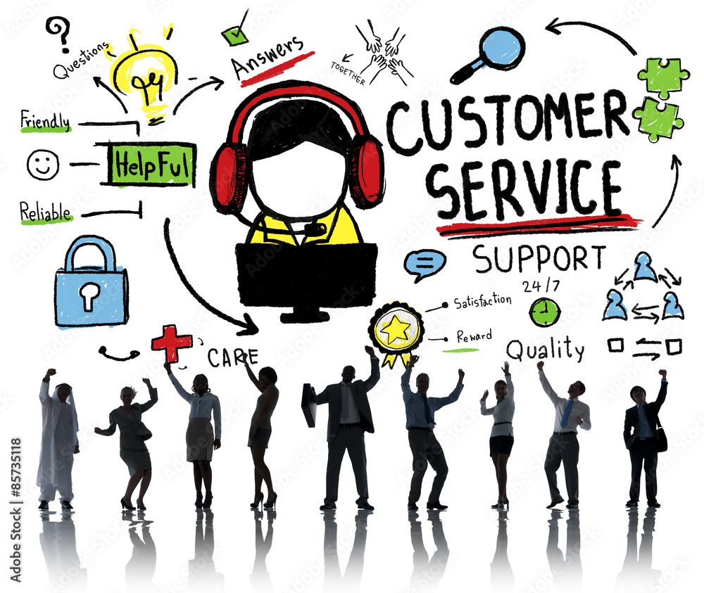 Customer Service Support Assistance Service Help Guide Concept