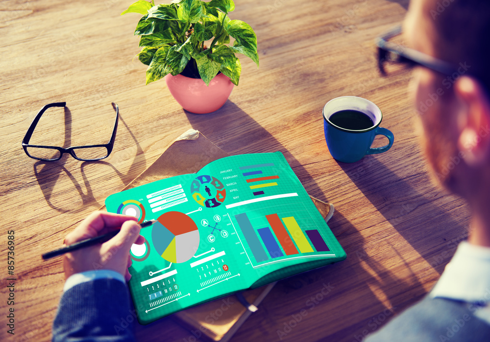 Bar Graph Chart Data Information Inforgraphic Report Concept