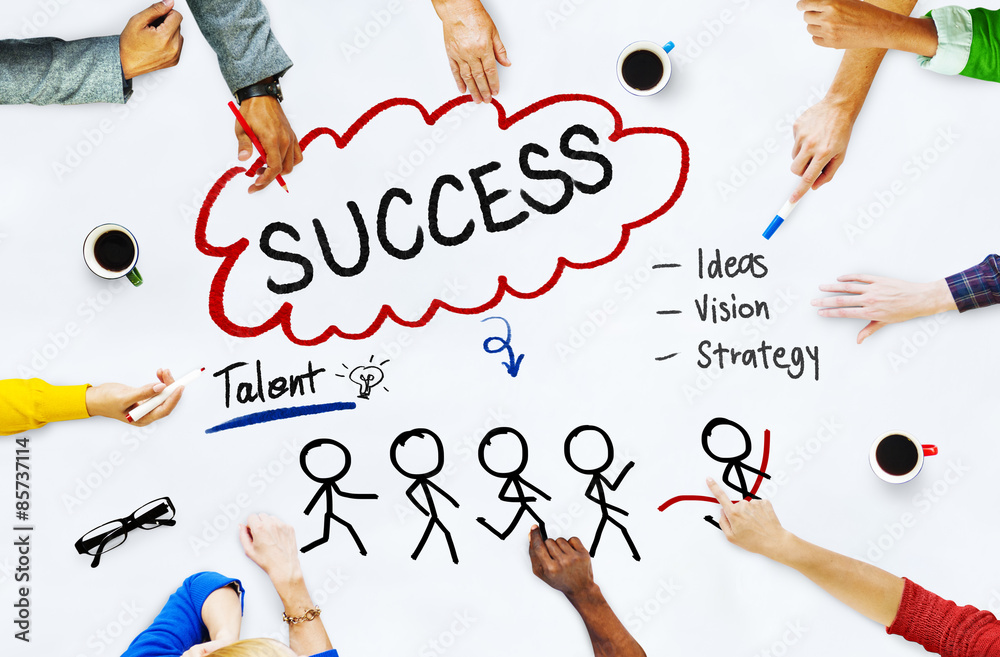 Success Talent Vision Strategy Goals Concept