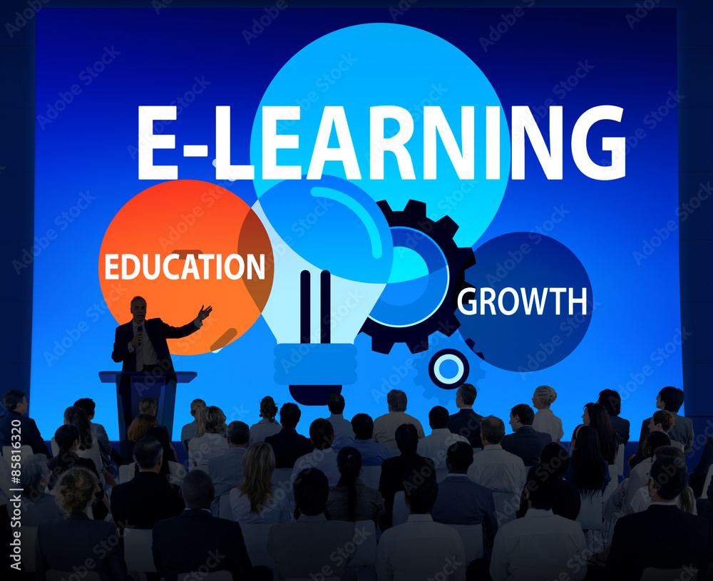 E-learning Education Growth Knowledge Information Concept