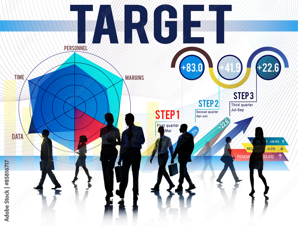 Target Achievement Goal Success Aspiration Concept