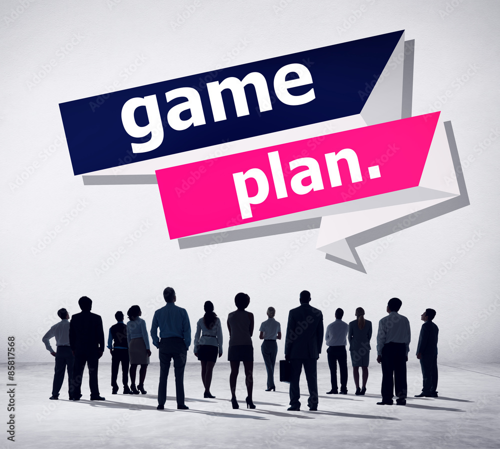 Game Plan Planning Strategy Direction Goal Solution Concept