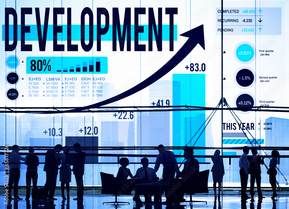 Development Goals Growth Improvement Strategy Concept