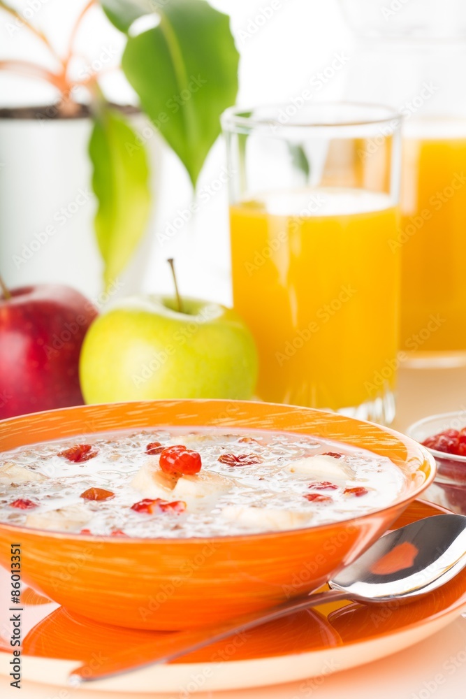 Oatmeal, Breakfast, Healthy Eating.