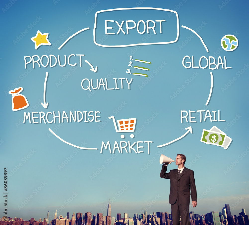 Export Product Merchandise Retail Quality Concept