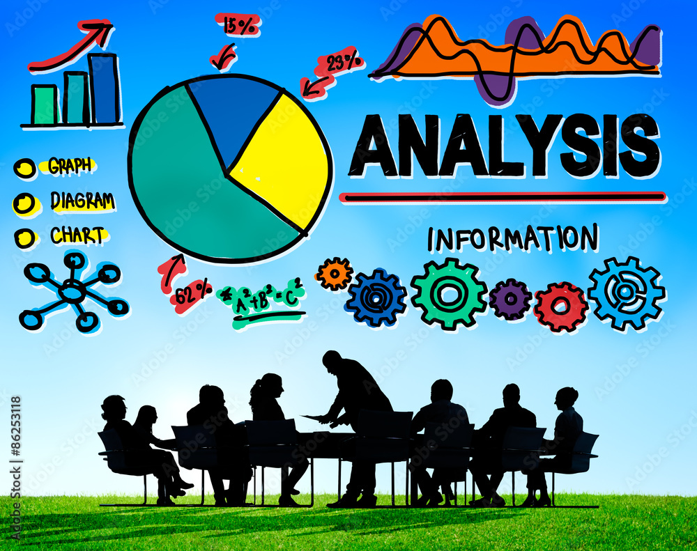 分析分析条形图数据信息概念