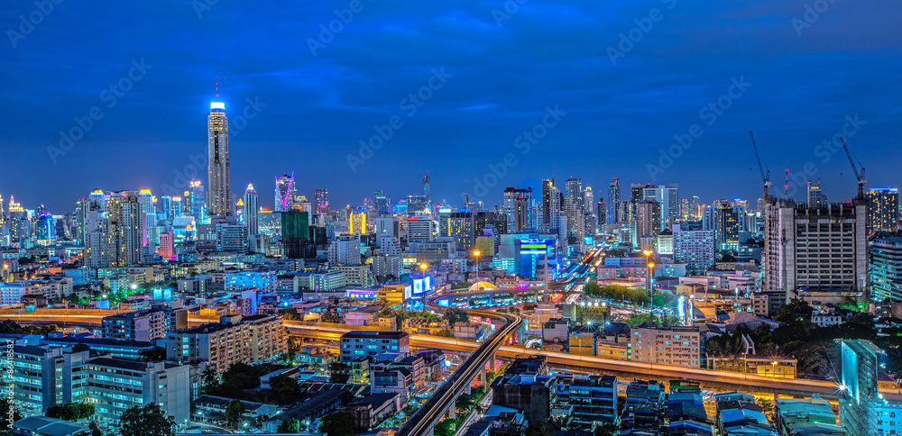 曼谷城市夜景