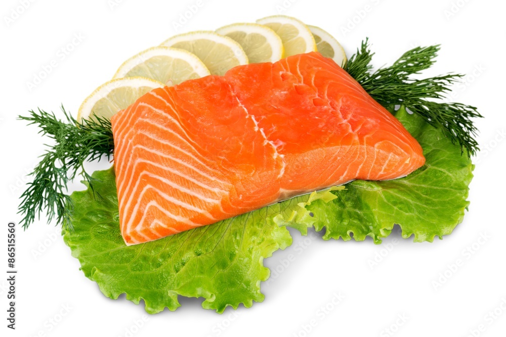 Salmon, Seafood, Fillet.