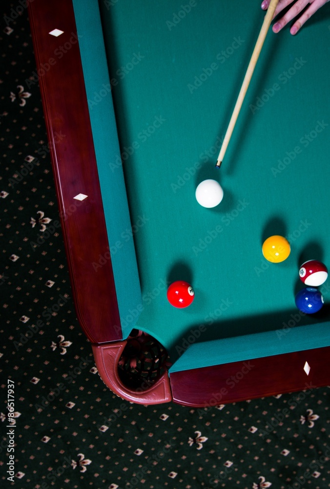 Pool Game, Pool Table, Table.