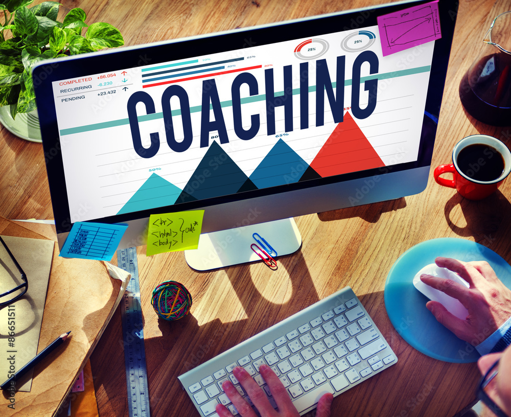 Coaching Mentoring Training Skills Expertise Concept