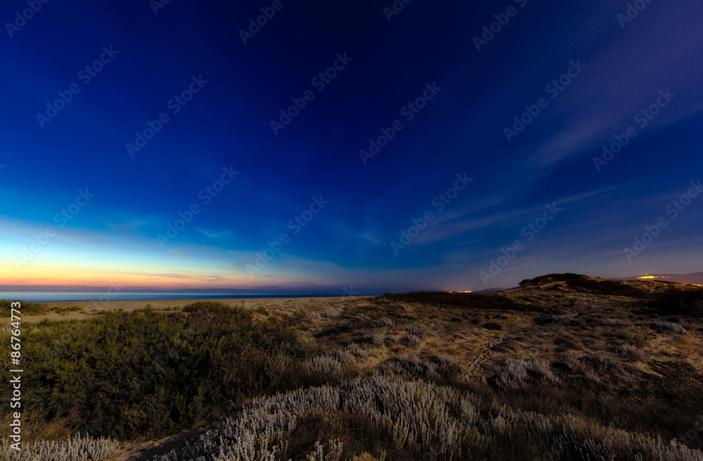 Spiaggia di San Pietro by Moonlight