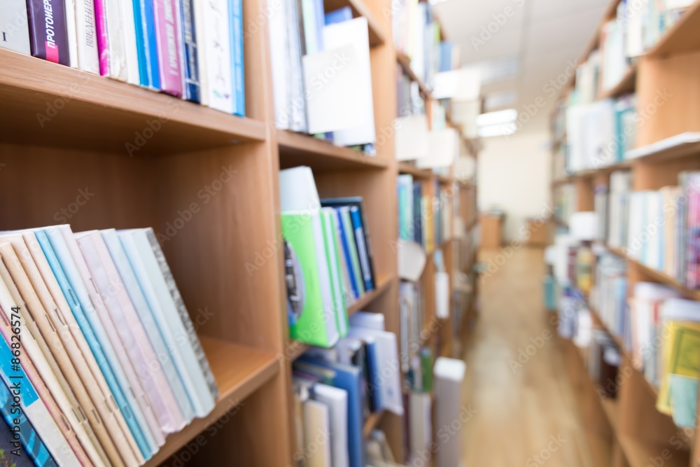 Bookshelf, shelf, university.