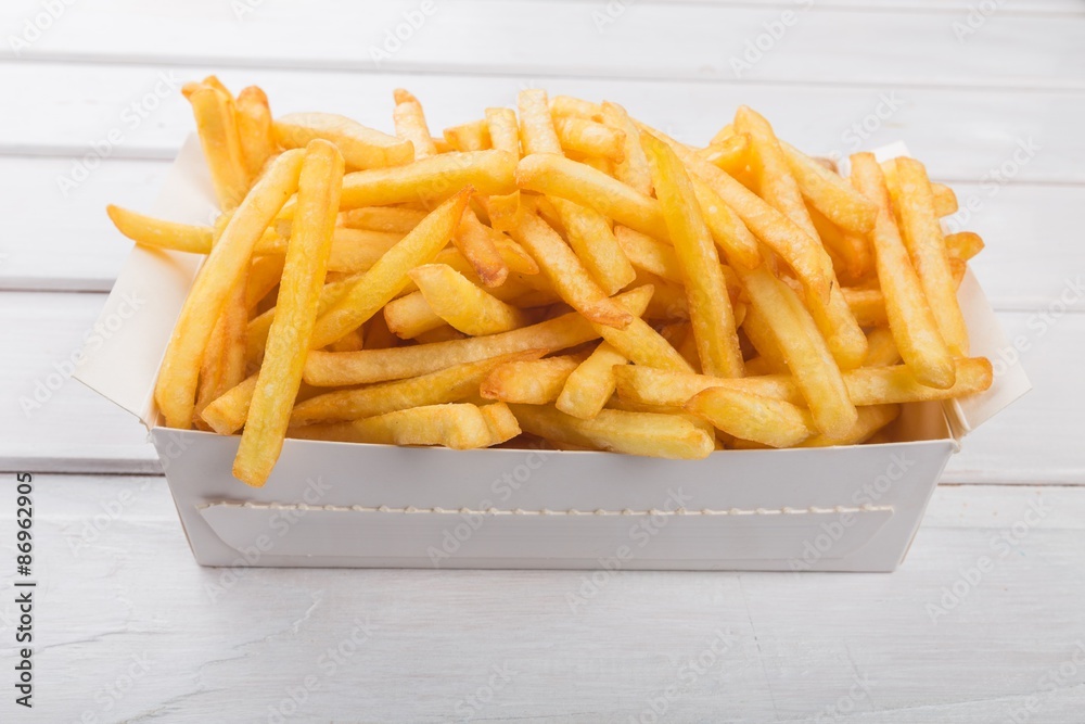 French Fries, Fast Food French Fries, Prepared Potato.