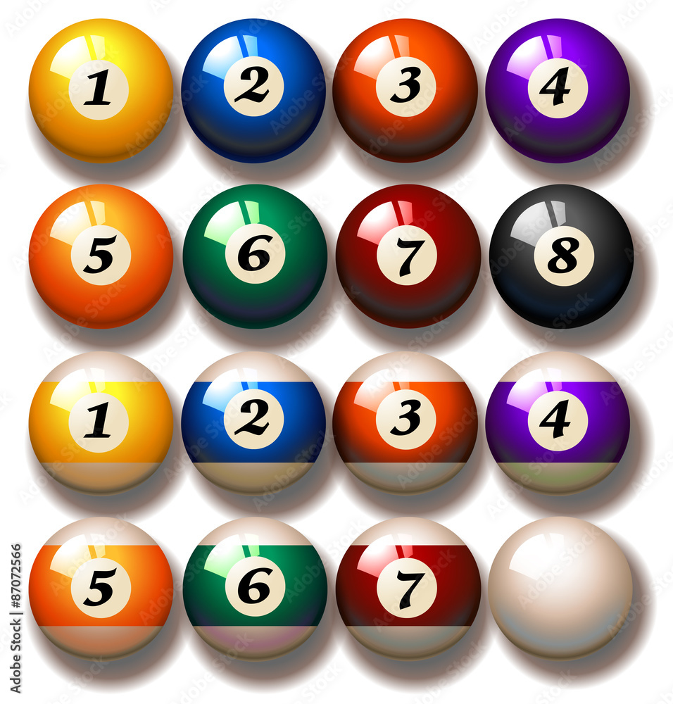 Pool balls